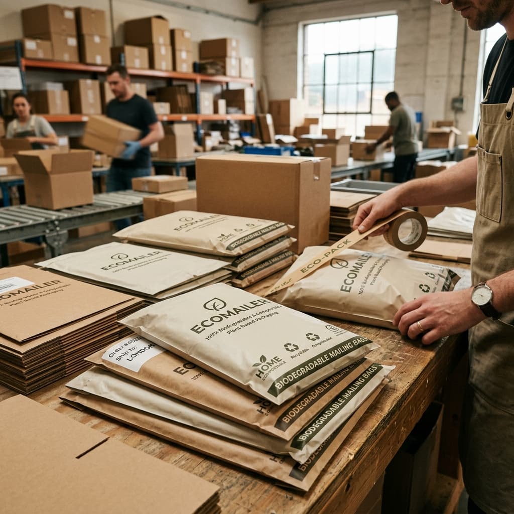 Biodegradable Mailing Courier Bags