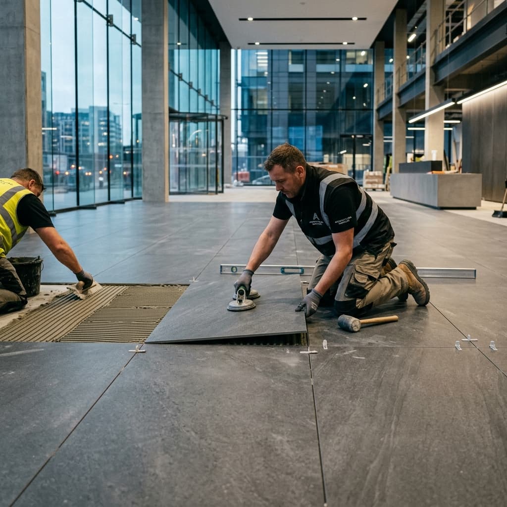 Commercial Porcelain Floor Tiles